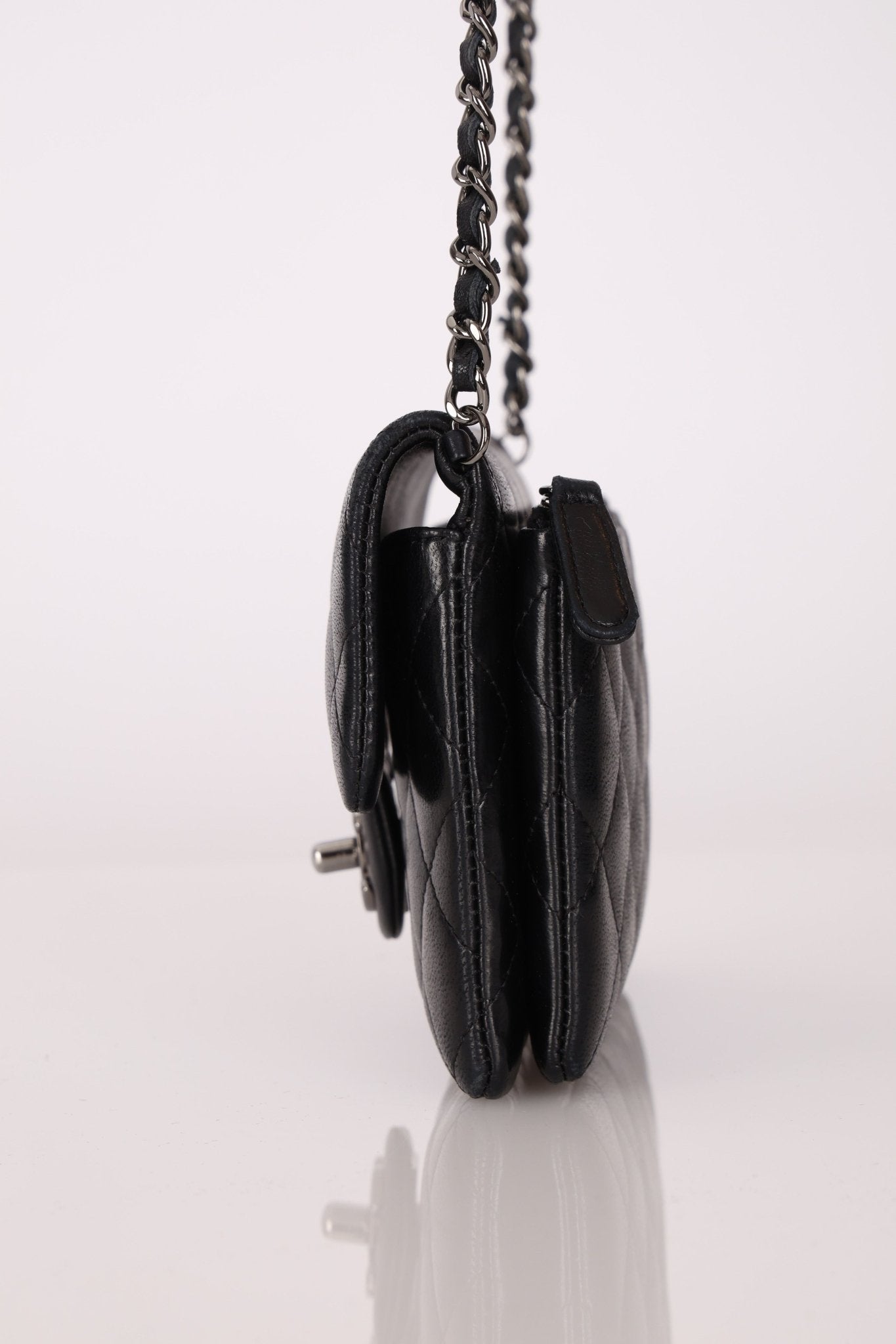 Chanel 2014 Lambskin Turnlock Daily Zip Flap - FashioNica