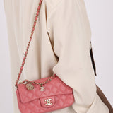 Chanel 2014 Lambskin Valentine Charms Rectangular Flap Bag - FashioNica