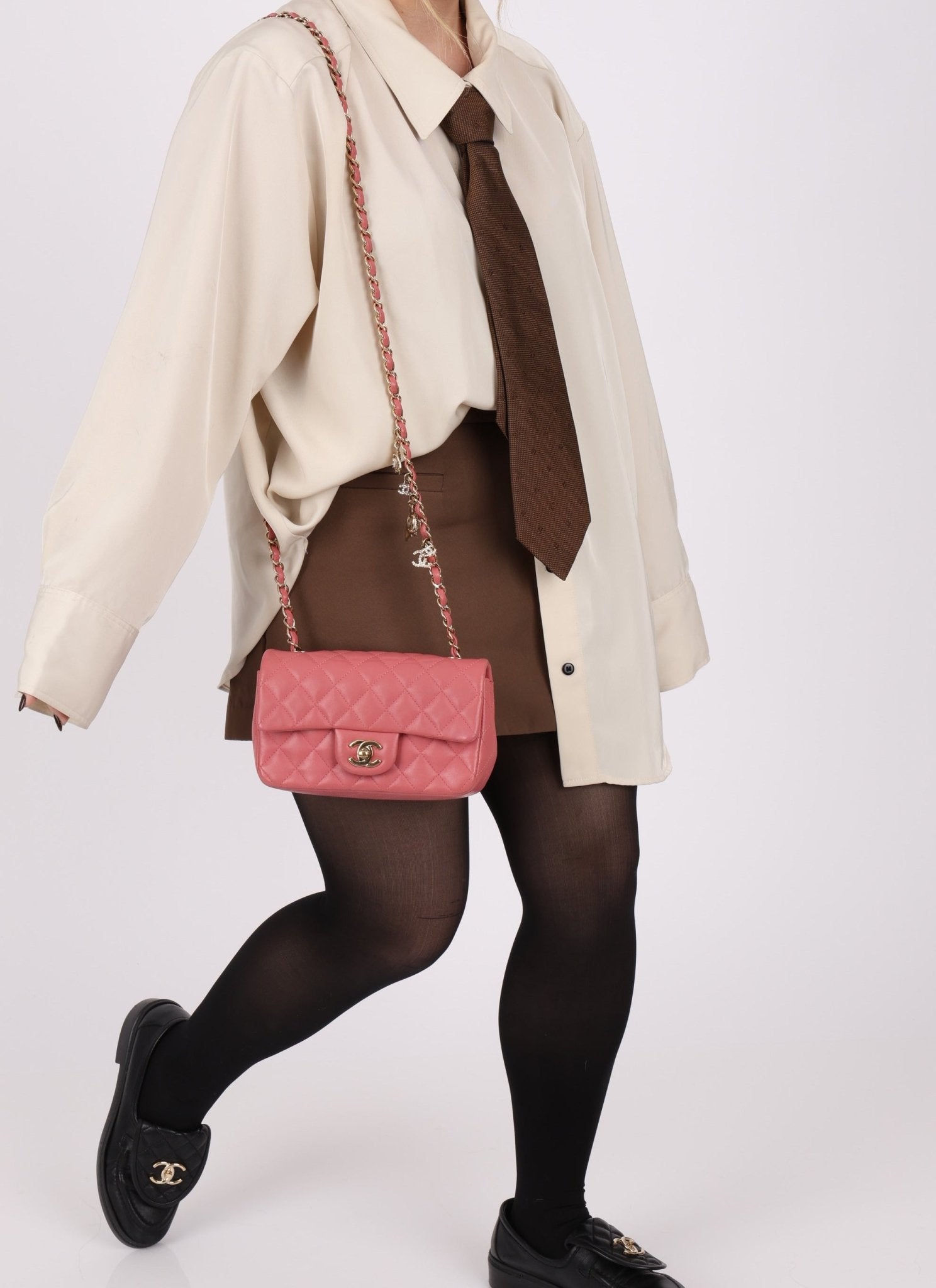 Chanel 2014 Lambskin Valentine Charms Rectangular Flap Bag - FashioNica