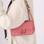 Chanel 2014 Lambskin Valentine Charms Rectangular Flap Bag - FashioNica