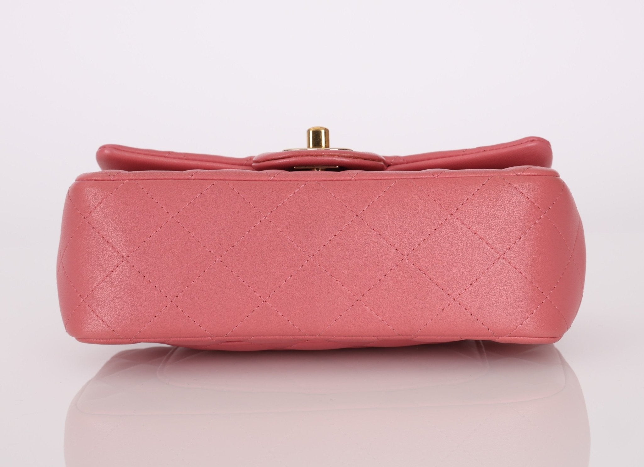 Chanel 2014 Lambskin Valentine Charms Rectangular Flap Bag - FashioNica