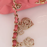 Chanel 2014 Lambskin Valentine Mini Rectangle Charm Flap Bag - FashioNica
