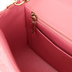 Chanel 2014 Lambskin Valentine Mini Rectangle Charm Flap Bag - FashioNica