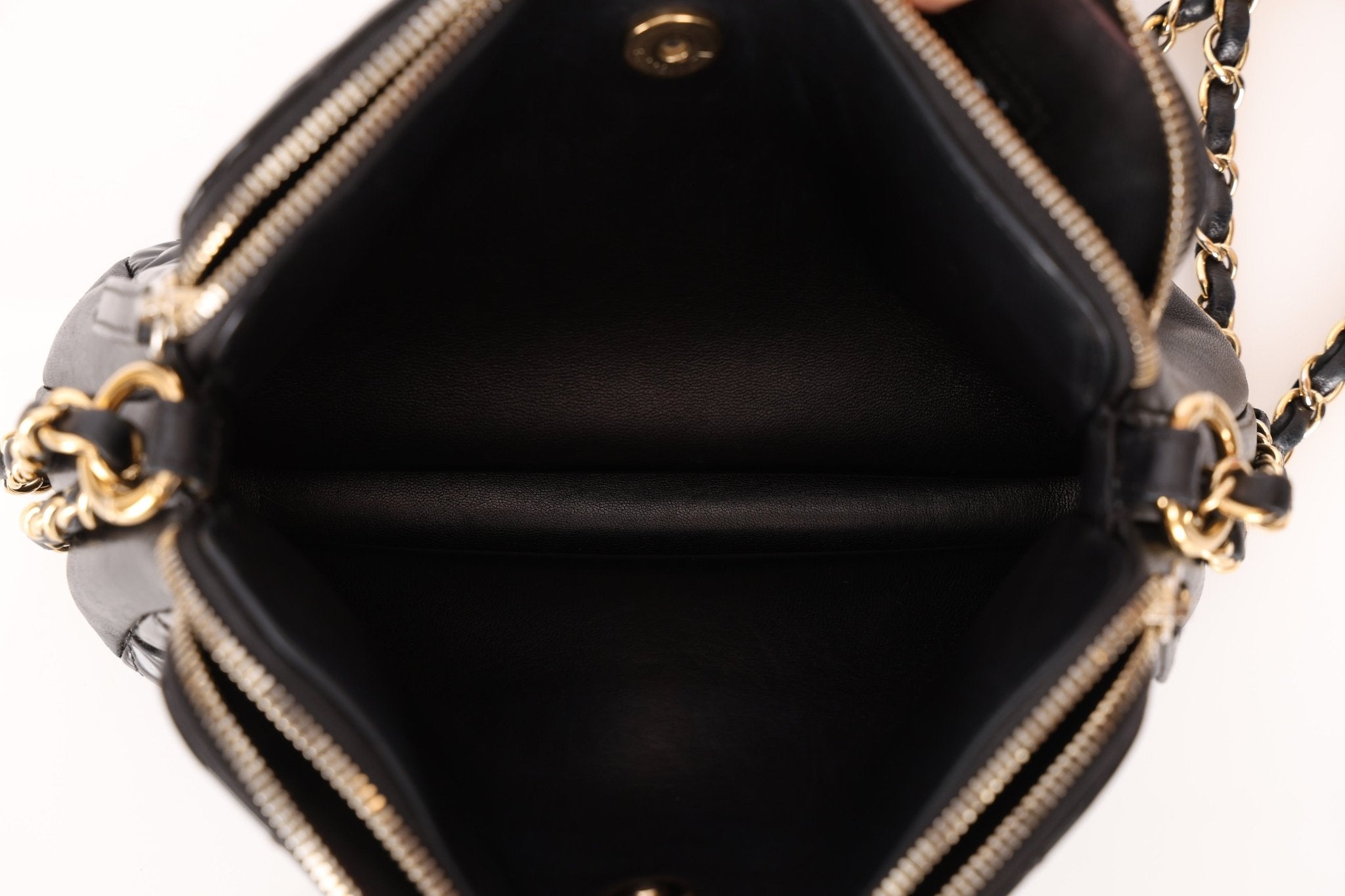 Chanel 2014 Patent Double Zip Camera Bag - FashioNica