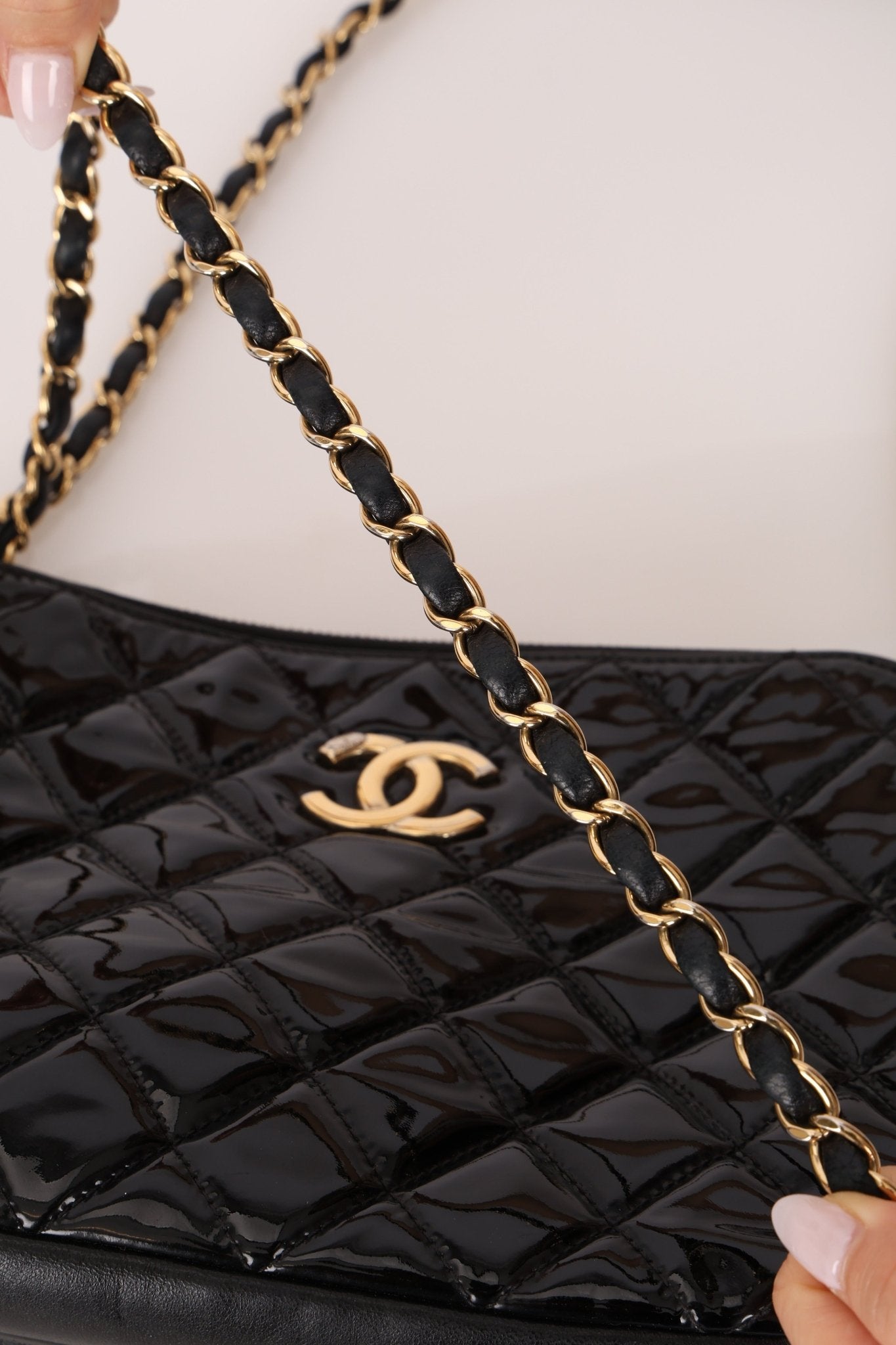 Chanel 2014 Patent Double Zip Camera Bag - FashioNica