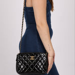 Chanel 2014 Patent Double Zip Camera Bag - FashioNica