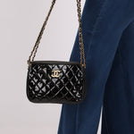 Chanel 2014 Patent Double Zip Camera Bag - FashioNica