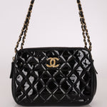 Chanel 2014 Patent Double Zip Camera Bag - FashioNica