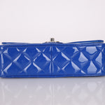 Chanel 2014 Patent Medium Turnlock Single Flap Bag - FashioNica