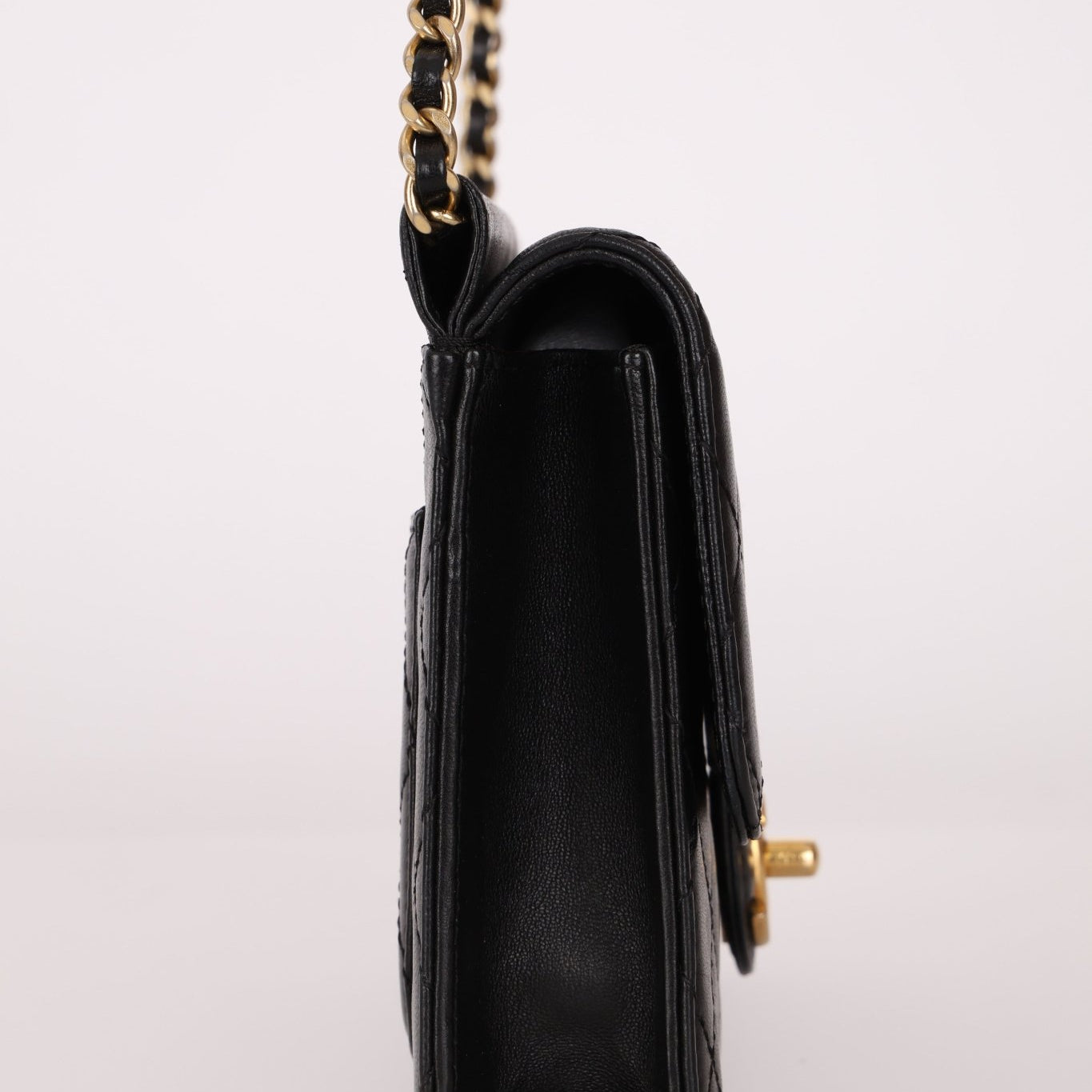 Chanel 2014 Quilted Lambskin Medium Turnlock Flap - FashioNica