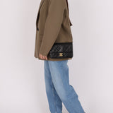 Chanel 2014 Quilted Lambskin Medium Turnlock Flap - FashioNica