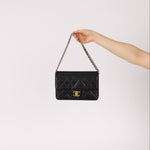 Chanel 2014 Quilted Lambskin Medium Turnlock Flap - FashioNica