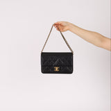 Chanel 2014 Quilted Lambskin Medium Turnlock Flap - FashioNica