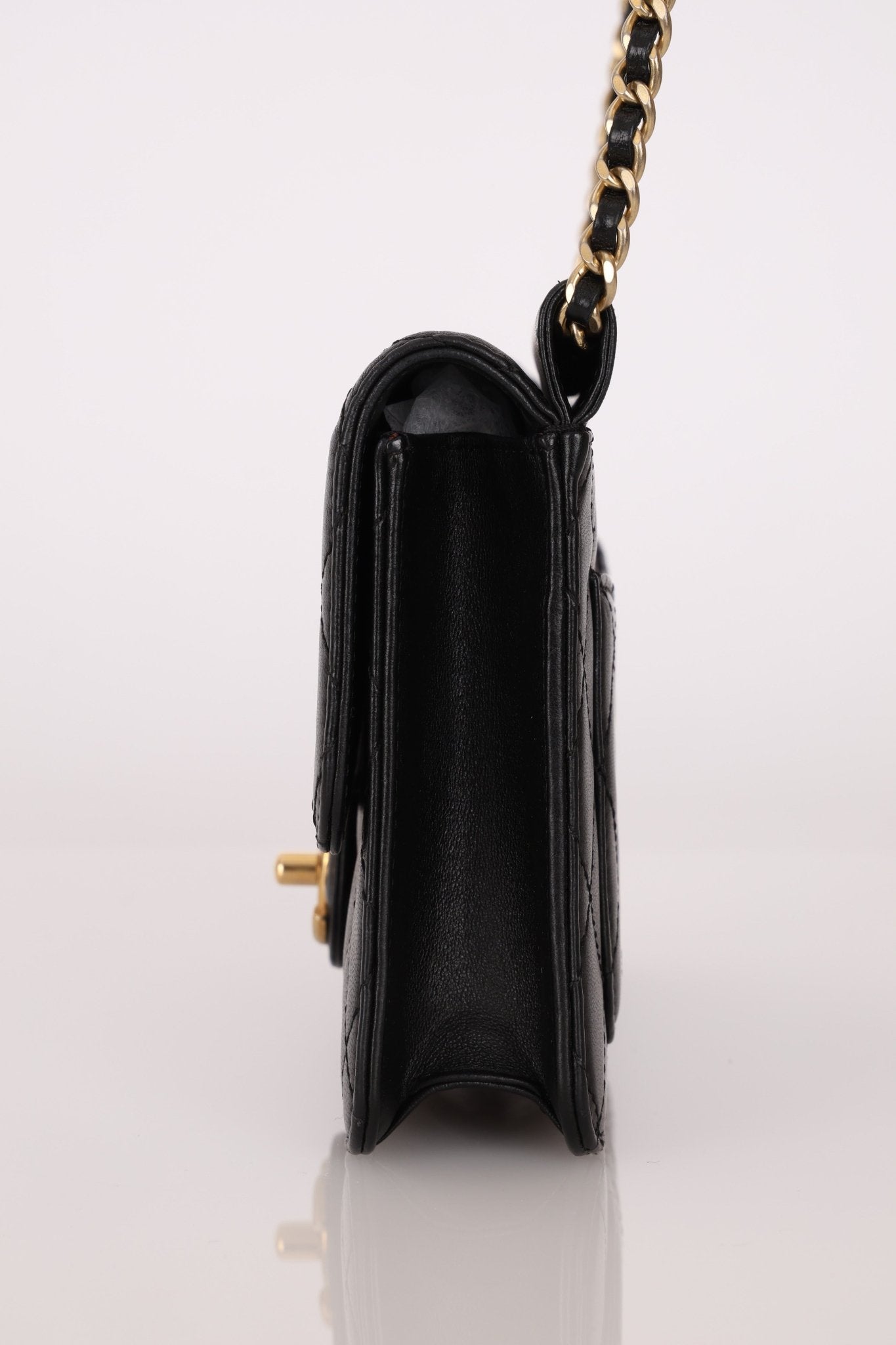 Chanel 2014 Quilted Lambskin Medium Turnlock Flap - FashioNica