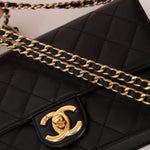 Chanel 2014 Quilted Lambskin Medium Turnlock Flap - FashioNica