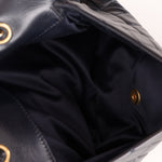 Chanel 2014 Quilted Lambskin Navy Classic Flap Chain Tote - FashioNica