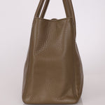 Chanel 2014 Taupe Calfskin Cerf Executive Medium Tote - FashioNica