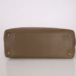 Chanel 2014 Taupe Calfskin Cerf Executive Medium Tote - FashioNica