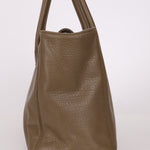 Chanel 2014 Taupe Calfskin Cerf Executive Medium Tote - FashioNica