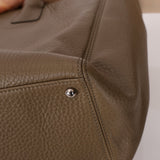 Chanel 2014 Taupe Calfskin Cerf Executive Medium Tote - FashioNica