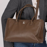 Chanel 2014 Taupe Medium Executive Tote w/ Strap - FashioNica
