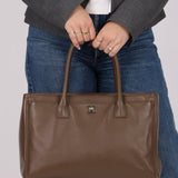 Chanel 2014 Taupe Medium Executive Tote w/ Strap - FashioNica