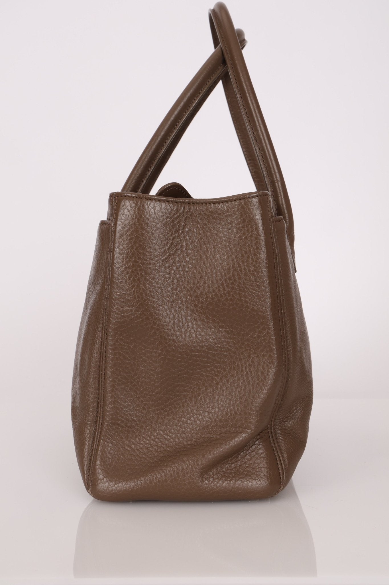 Chanel 2014 Taupe Medium Executive Tote w/ Strap - FashioNica