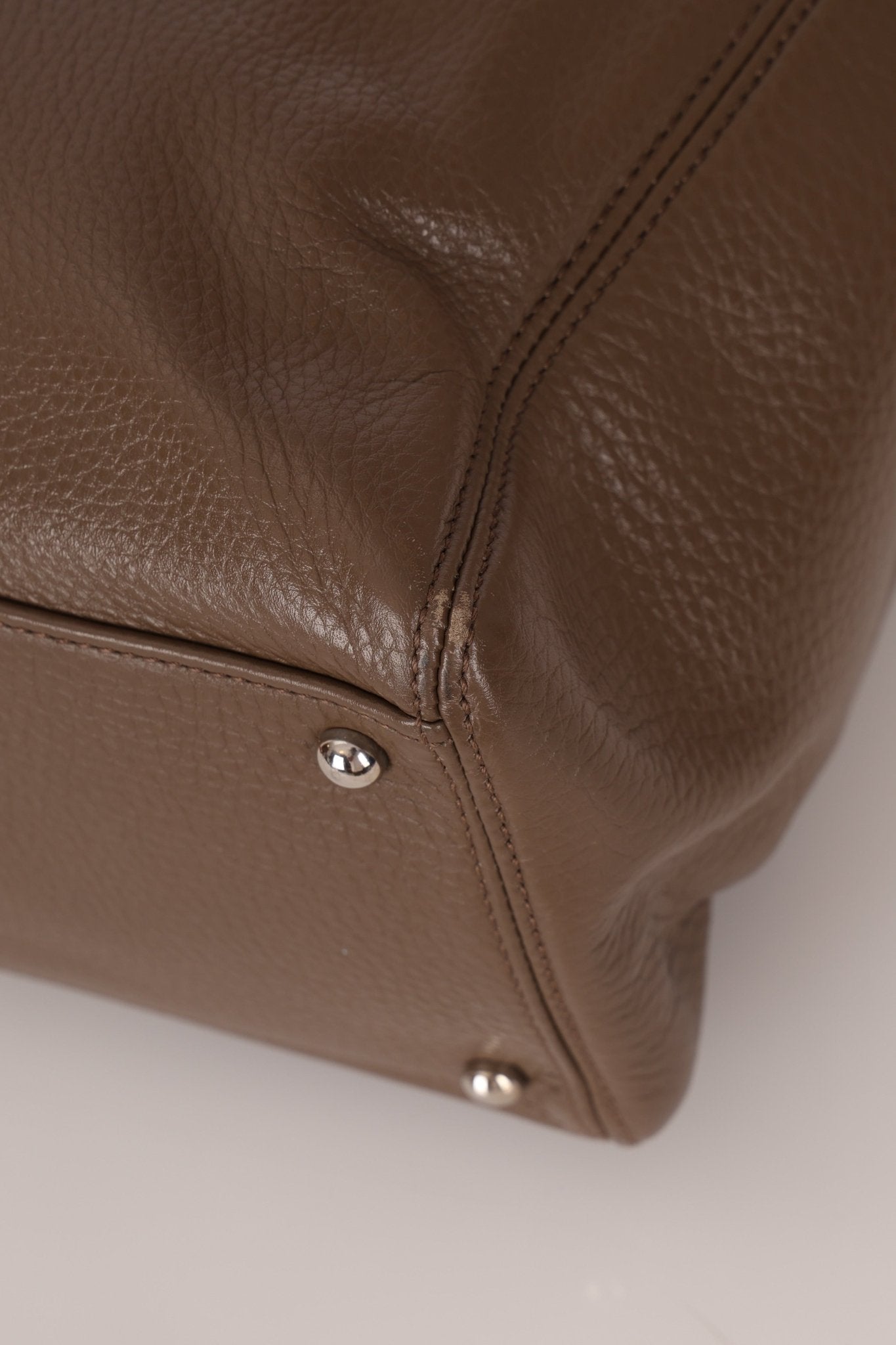 Chanel 2014 Taupe Medium Executive Tote w/ Strap - FashioNica