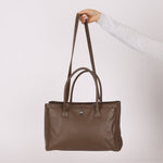 Chanel 2014 Taupe Medium Executive Tote w/ Strap - FashioNica