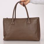 Chanel 2014 Taupe Medium Executive Tote w/ Strap - FashioNica
