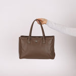 Chanel 2014 Taupe Medium Executive Tote w/ Strap - FashioNica