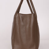 Chanel 2014 Taupe Medium Executive Tote w/ Strap - FashioNica