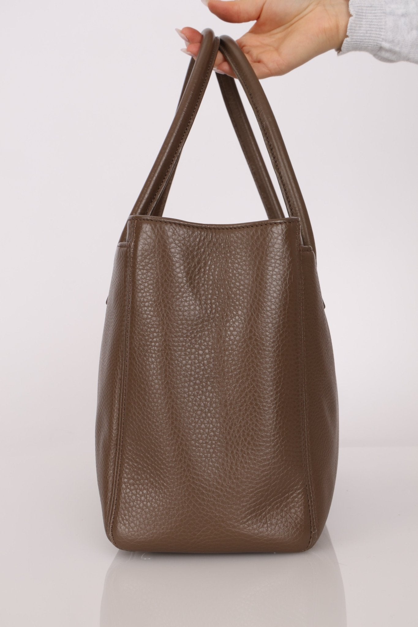 Chanel 2014 Taupe Medium Executive Tote w/ Strap - FashioNica