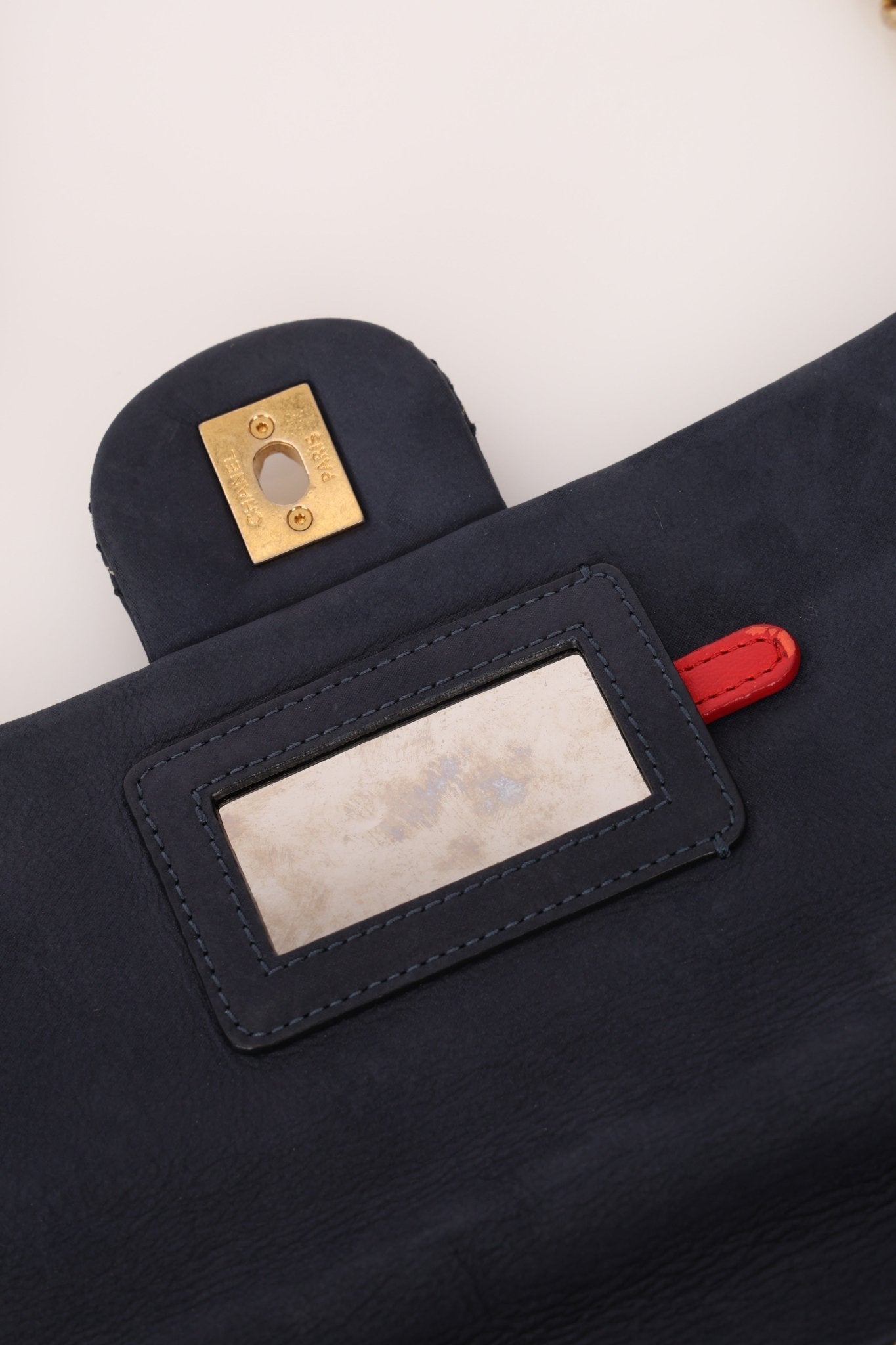 Chanel 2014 Triple Stitch Iridescent Medium Flap Bag - FashioNica