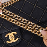 Chanel 2014 Triple Stitch Iridescent Medium Flap Bag - FashioNica