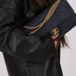 Chanel 2014 Triple Stitch Iridescent Medium Flap Bag - FashioNica