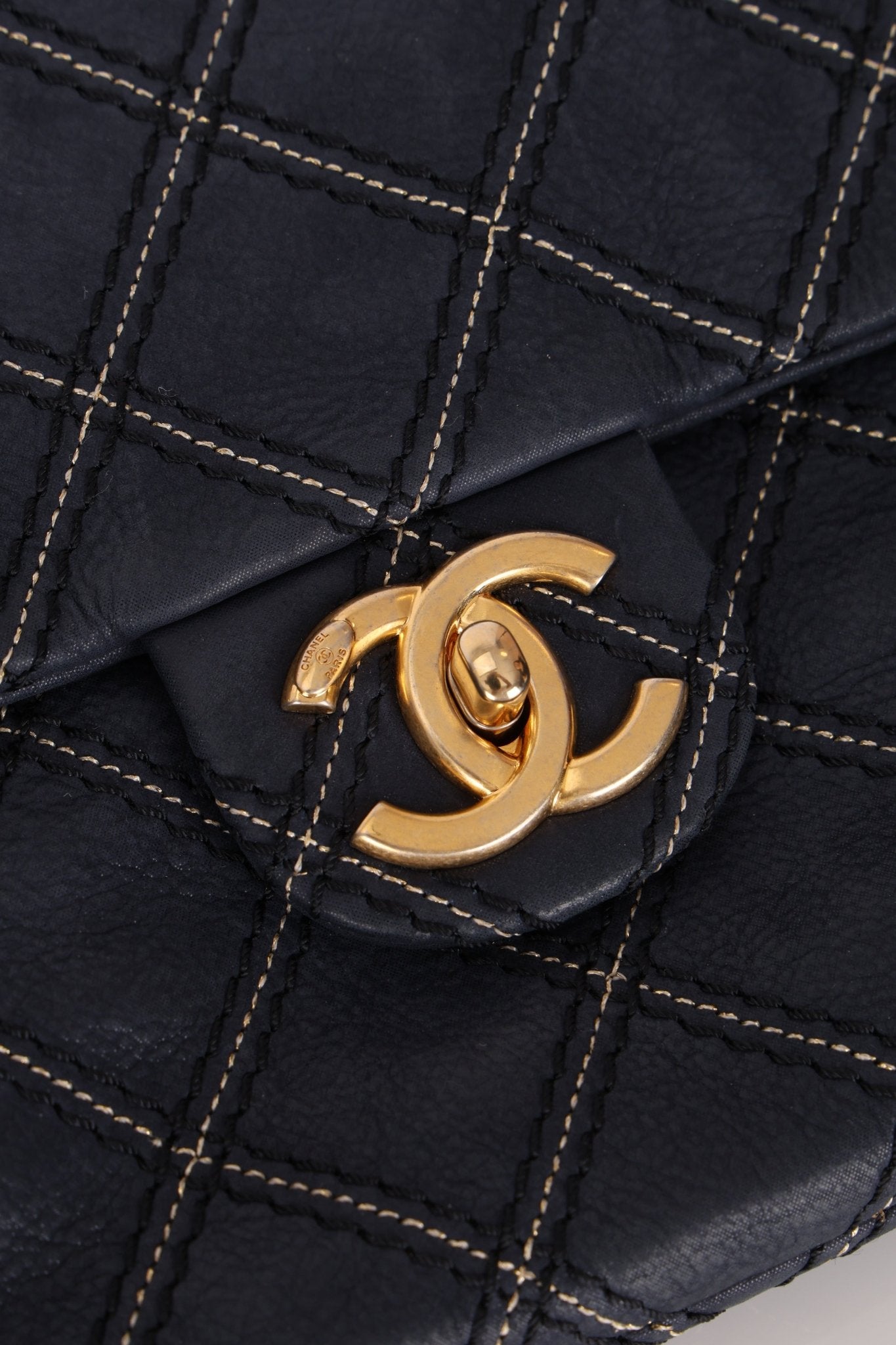 Chanel 2014 Triple Stitch Iridescent Medium Flap Bag - FashioNica