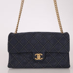 Chanel 2014 Triple Stitch Iridescent Medium Flap Bag - FashioNica