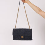 Chanel 2014 Triple Stitch Iridescent Medium Flap Bag - FashioNica