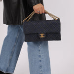 Chanel 2014 Triple Stitch Iridescent Medium Flap Bag - FashioNica