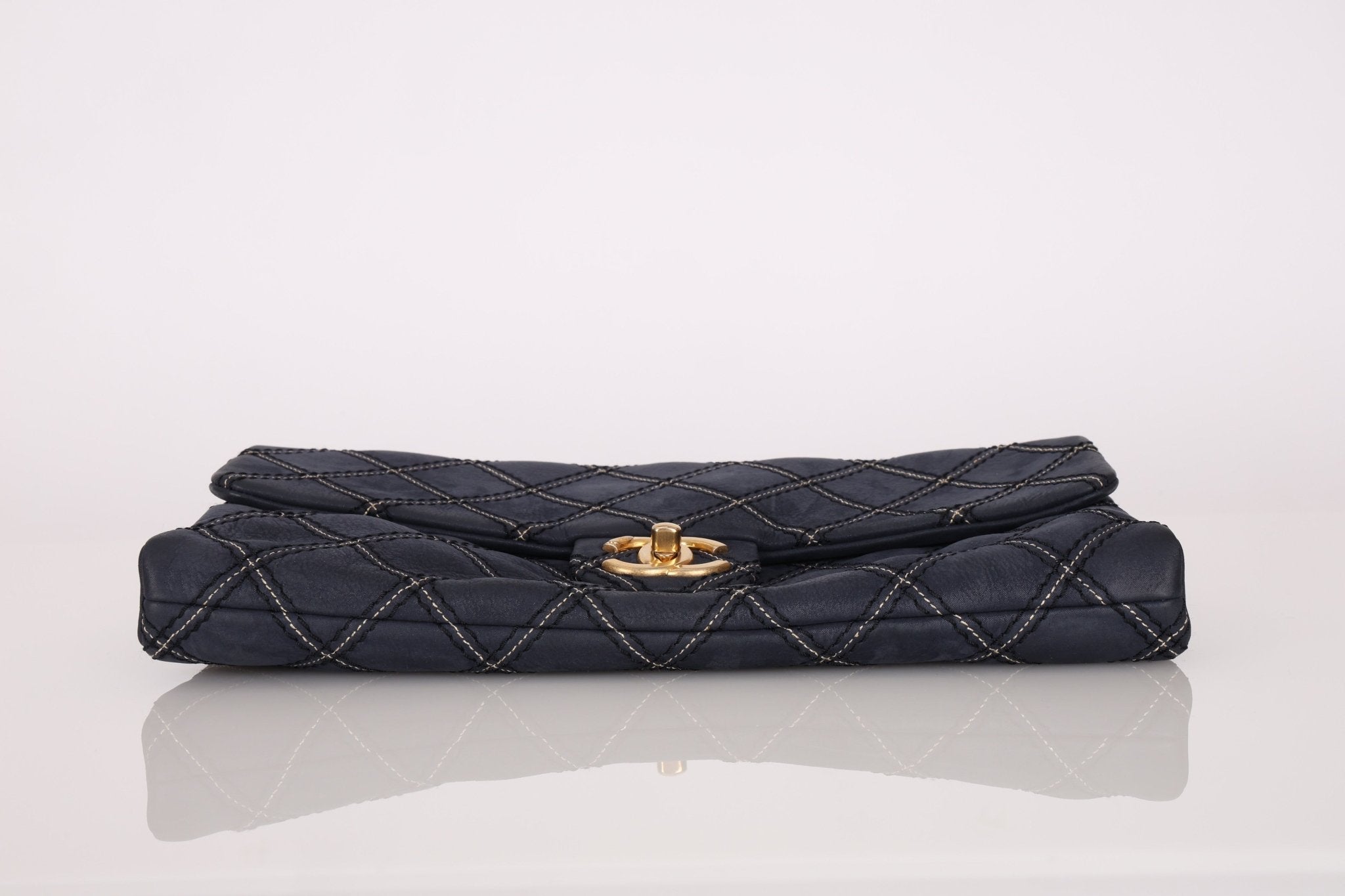 Chanel 2014 Triple Stitch Iridescent Medium Flap Bag - FashioNica