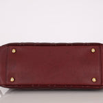 Chanel 2015 Burgundy Paris - Salzburg CC Eyelet Tote - FashioNica