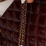 Chanel 2015 Burgundy Paris - Salzburg CC Eyelet Tote - FashioNica
