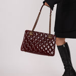 Chanel 2015 Burgundy Paris - Salzburg CC Eyelet Tote - FashioNica