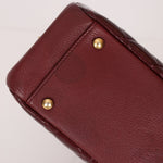 Chanel 2015 Burgundy Paris - Salzburg CC Eyelet Tote - FashioNica