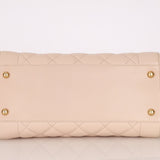 Chanel 2015 Calfskin Mademoiselle Chain Bowler Bag GHW - FashioNica