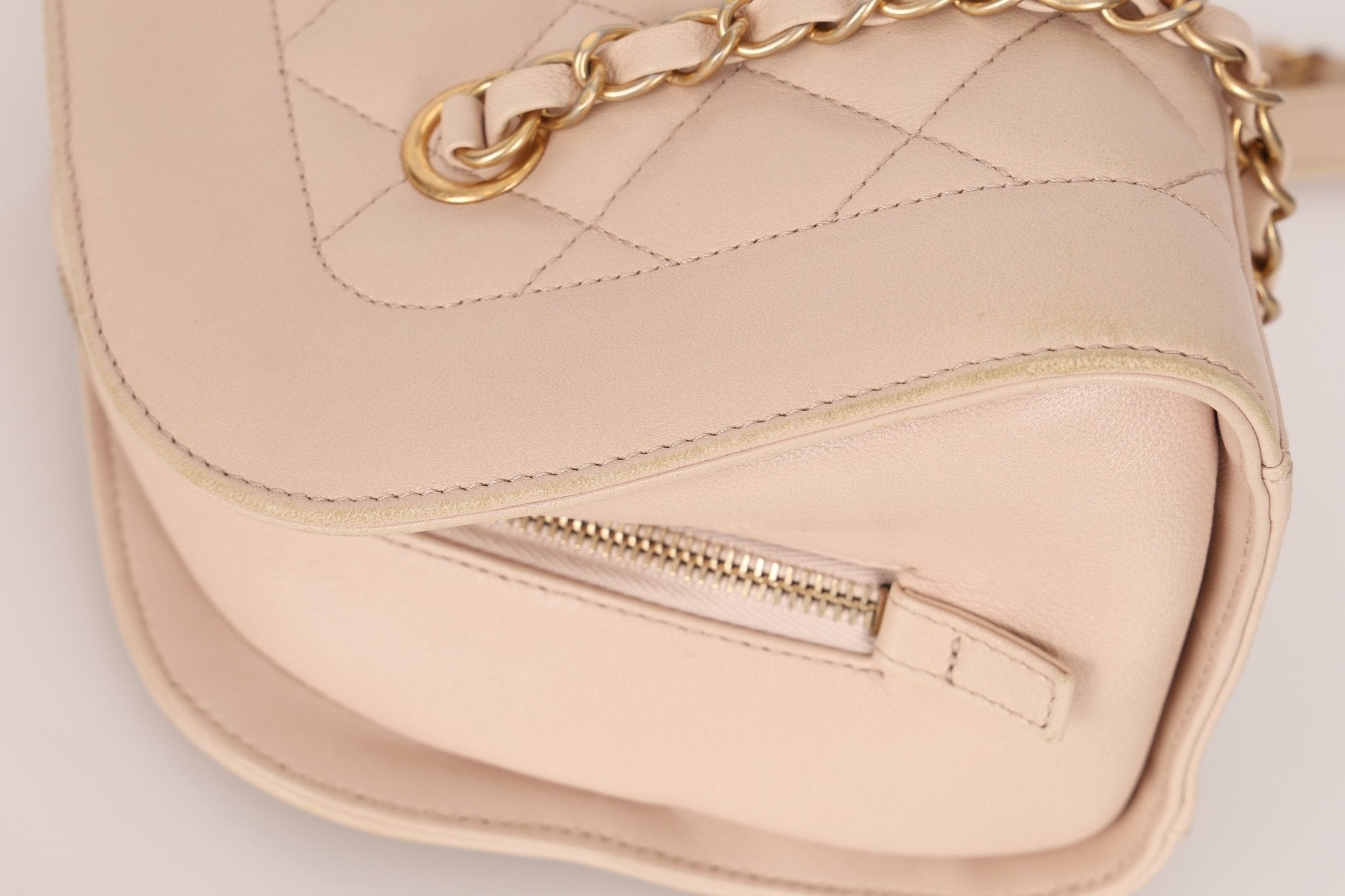 Chanel 2015 Calfskin Mademoiselle Chain Bowler Bag GHW - FashioNica