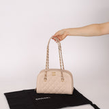 Chanel 2015 Calfskin Mademoiselle Chain Bowler Bag GHW - FashioNica