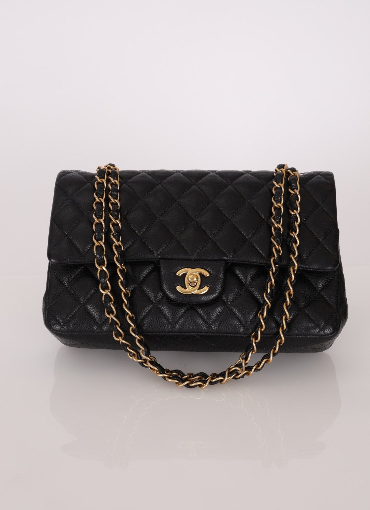 Chanel 2015 Caviar Medium Double Flap - FashioNica