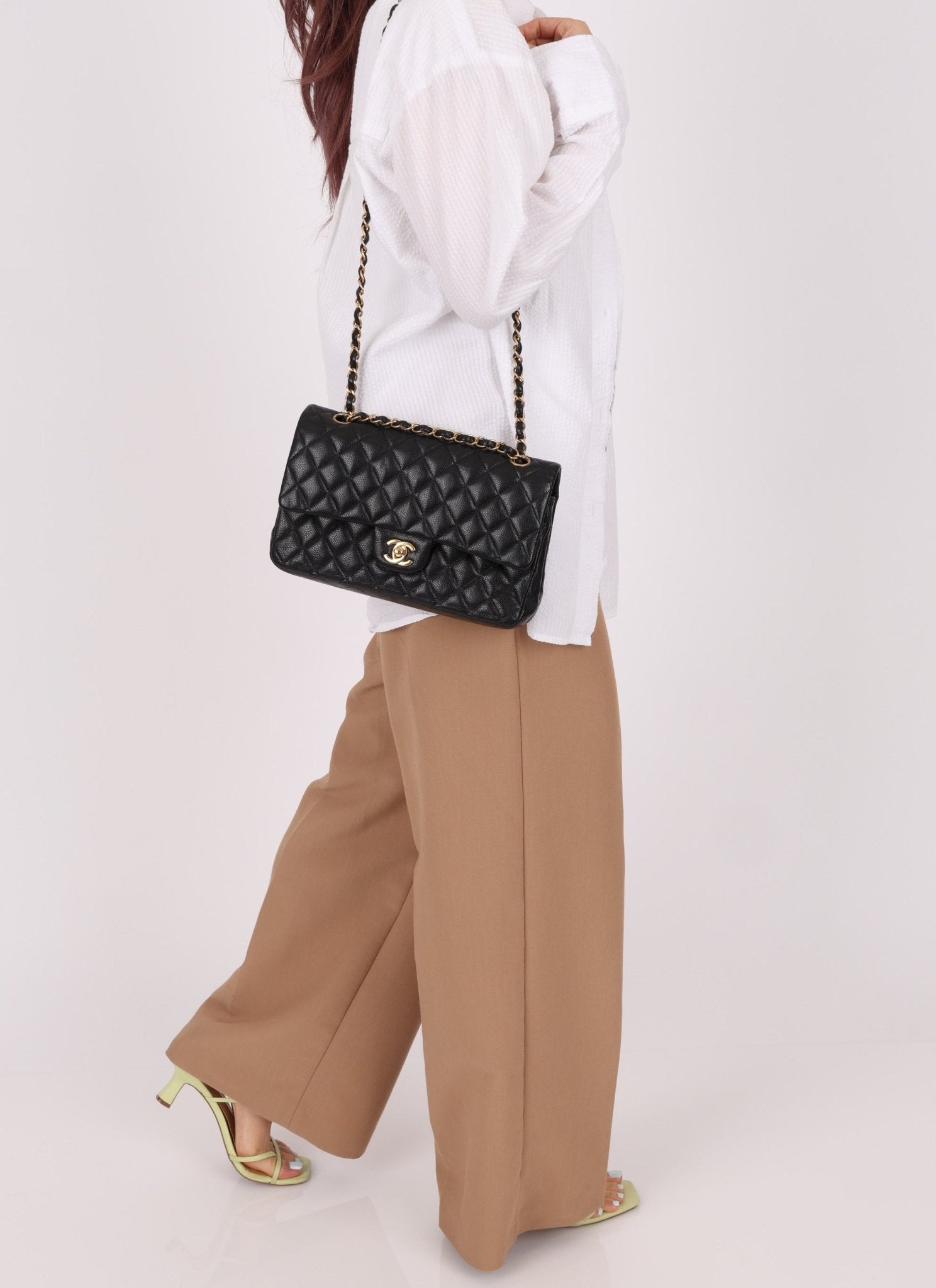 Chanel 2015 Caviar Medium Double Flap - FashioNica